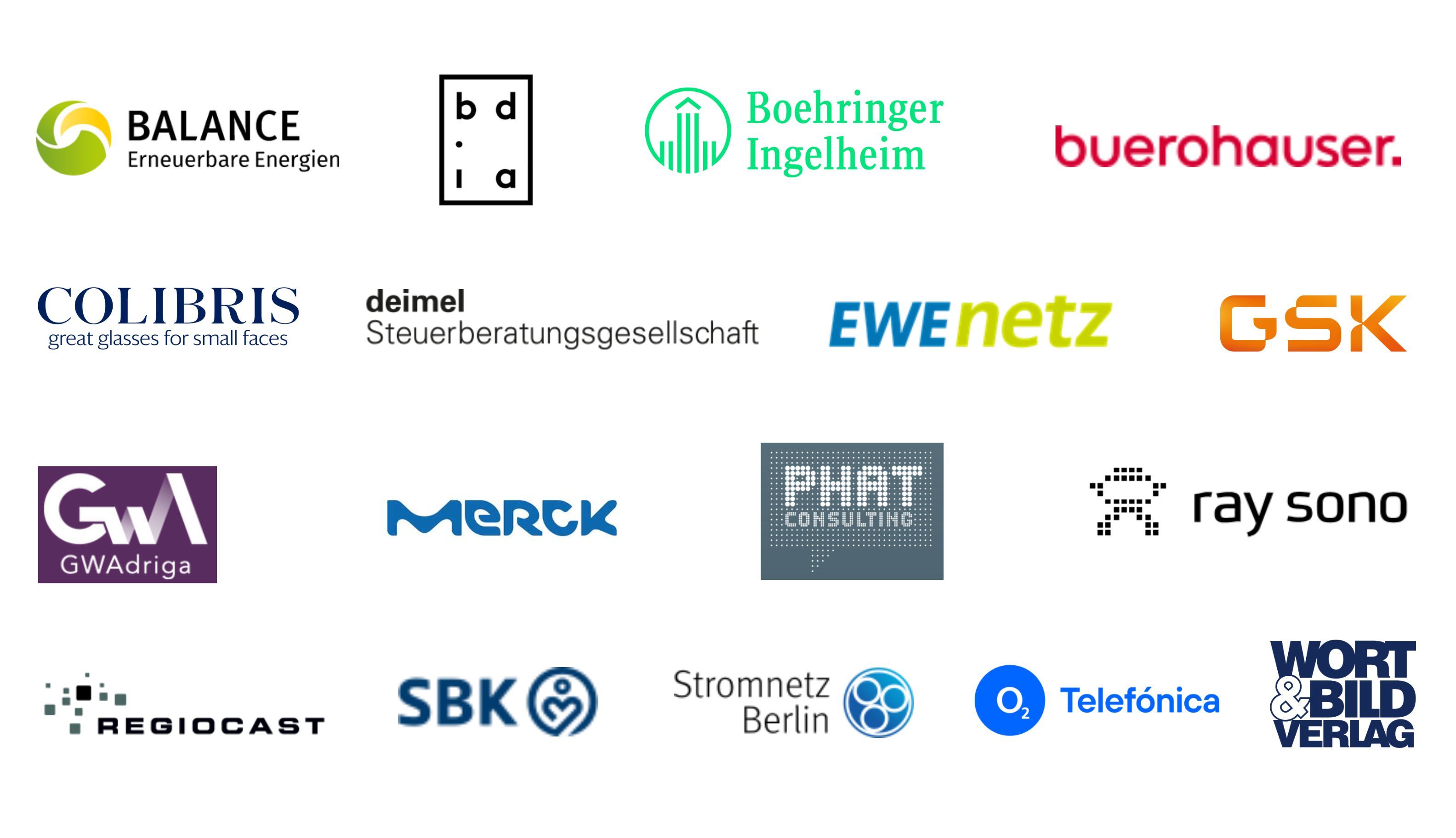 Logos für Startseite Institut-mobil Eine Auswahl unserer Kunden - Avenue Institut
